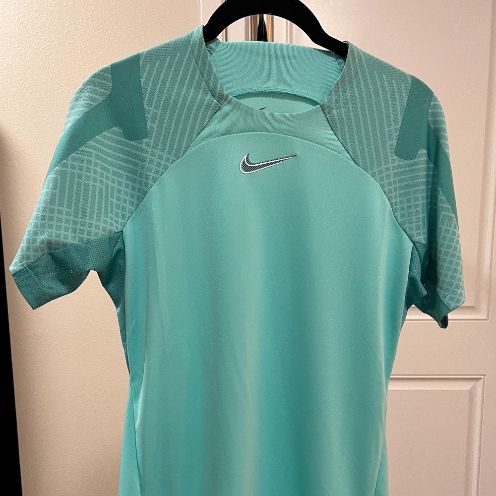 Nike, Teal, Small, Soccer Shirt Dri-Fit